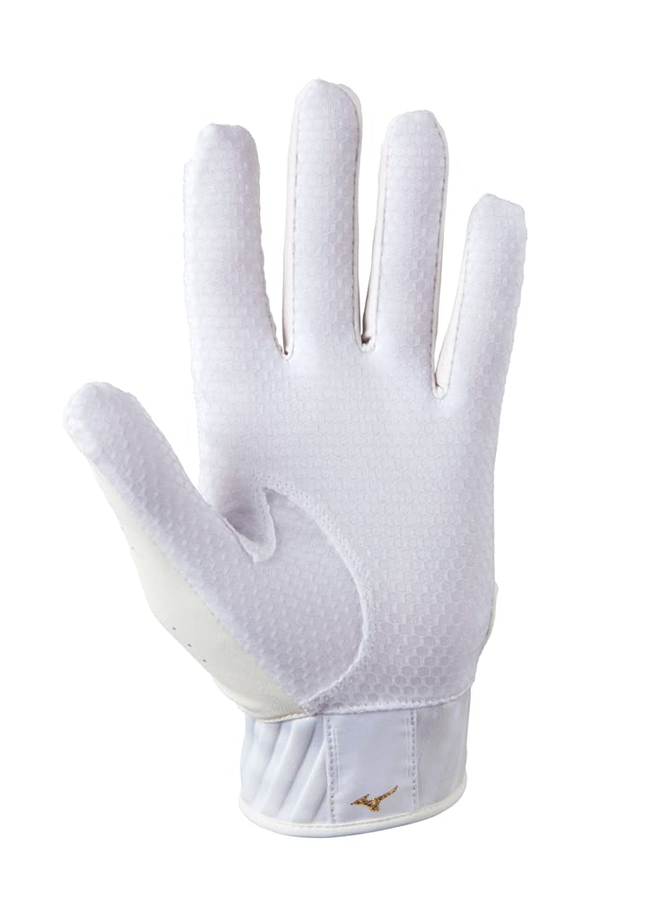 Mizuno MVP palm closeup highlighting nonslip texture and enhanced control