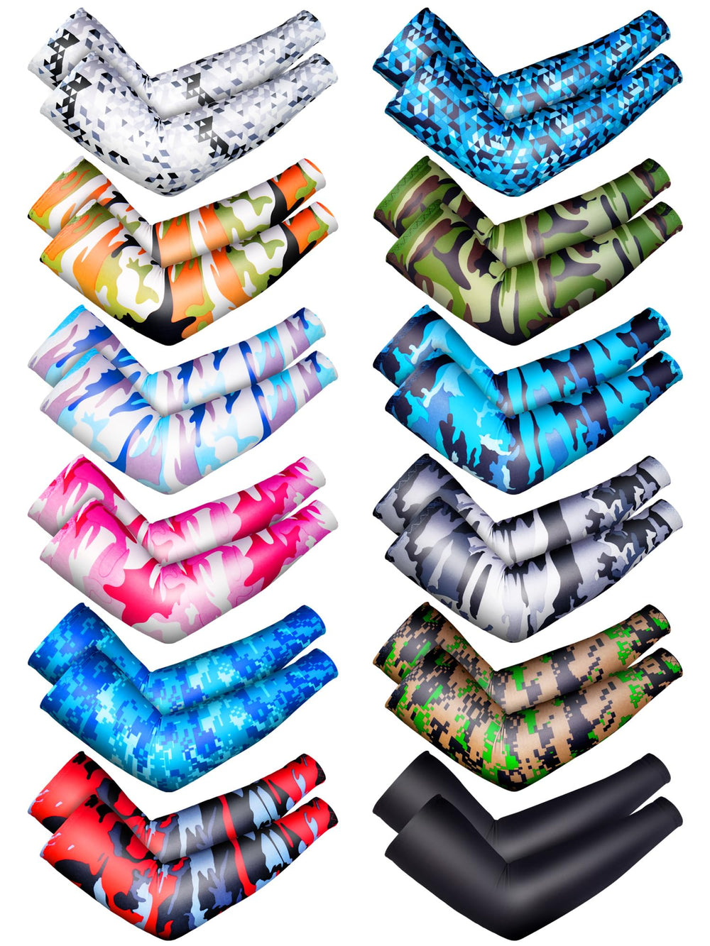 Mntrprko front packaging camouflage showing 12 pairs and visual styles for quick choice