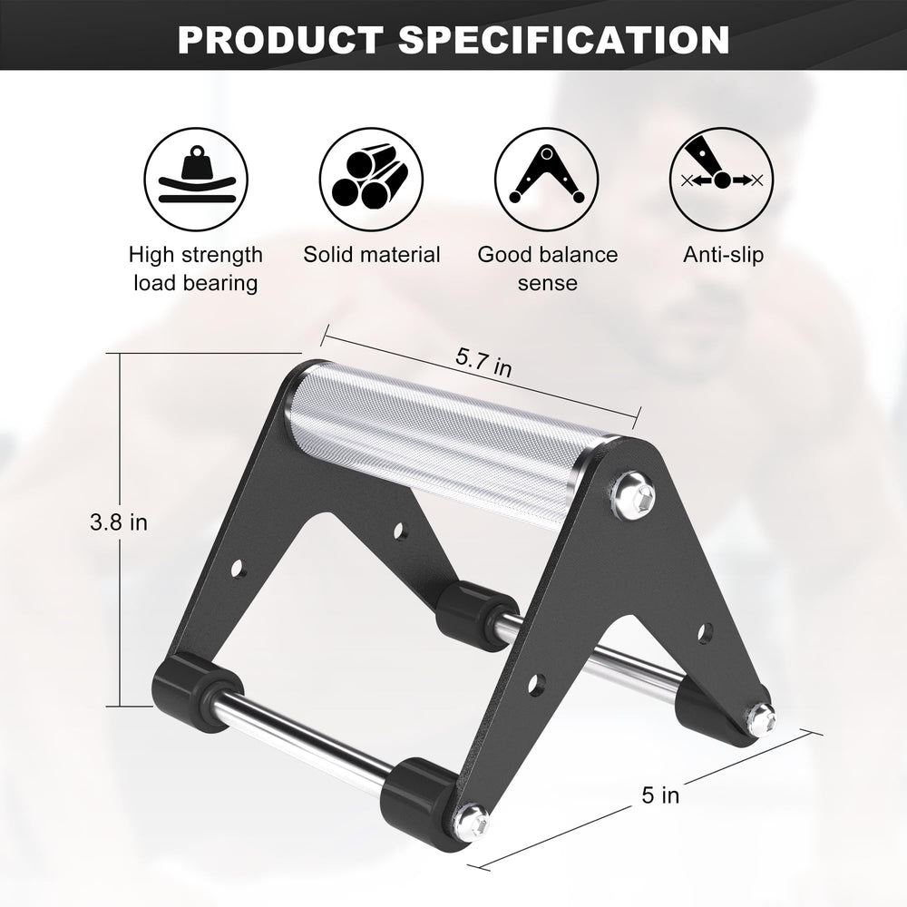 Mochantum close-up of raised handle grip for improved wrist comfort and control