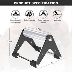 Mochantum close-up of raised handle grip for improved wrist comfort and control