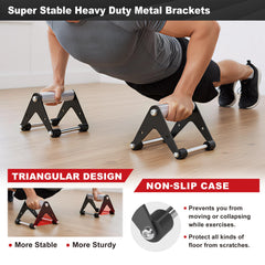 Mochantum triangular base detail with non-slip feet for steady, secure support