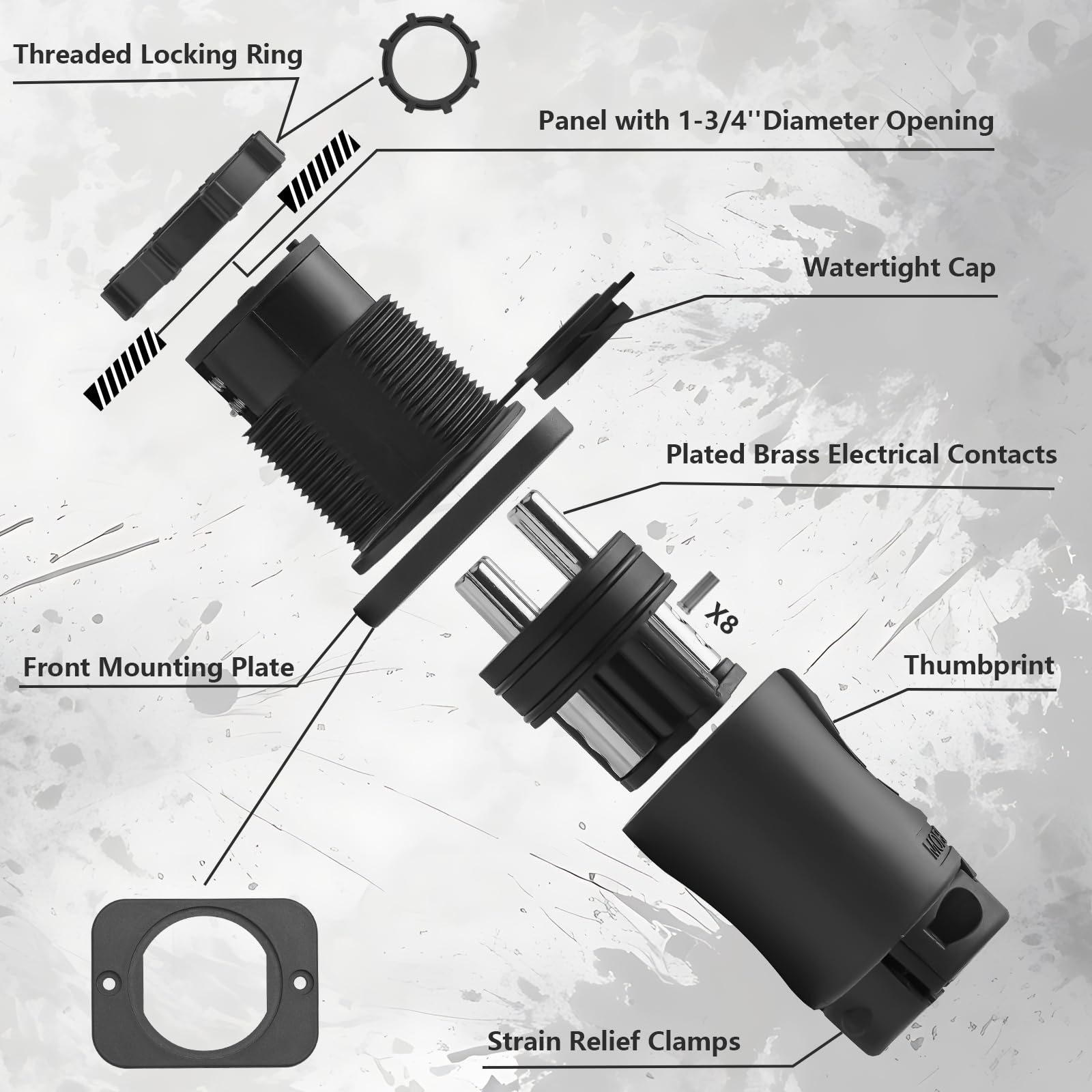 Moestoont package contents laid out showing included ferrules screws and hex wrench benefit