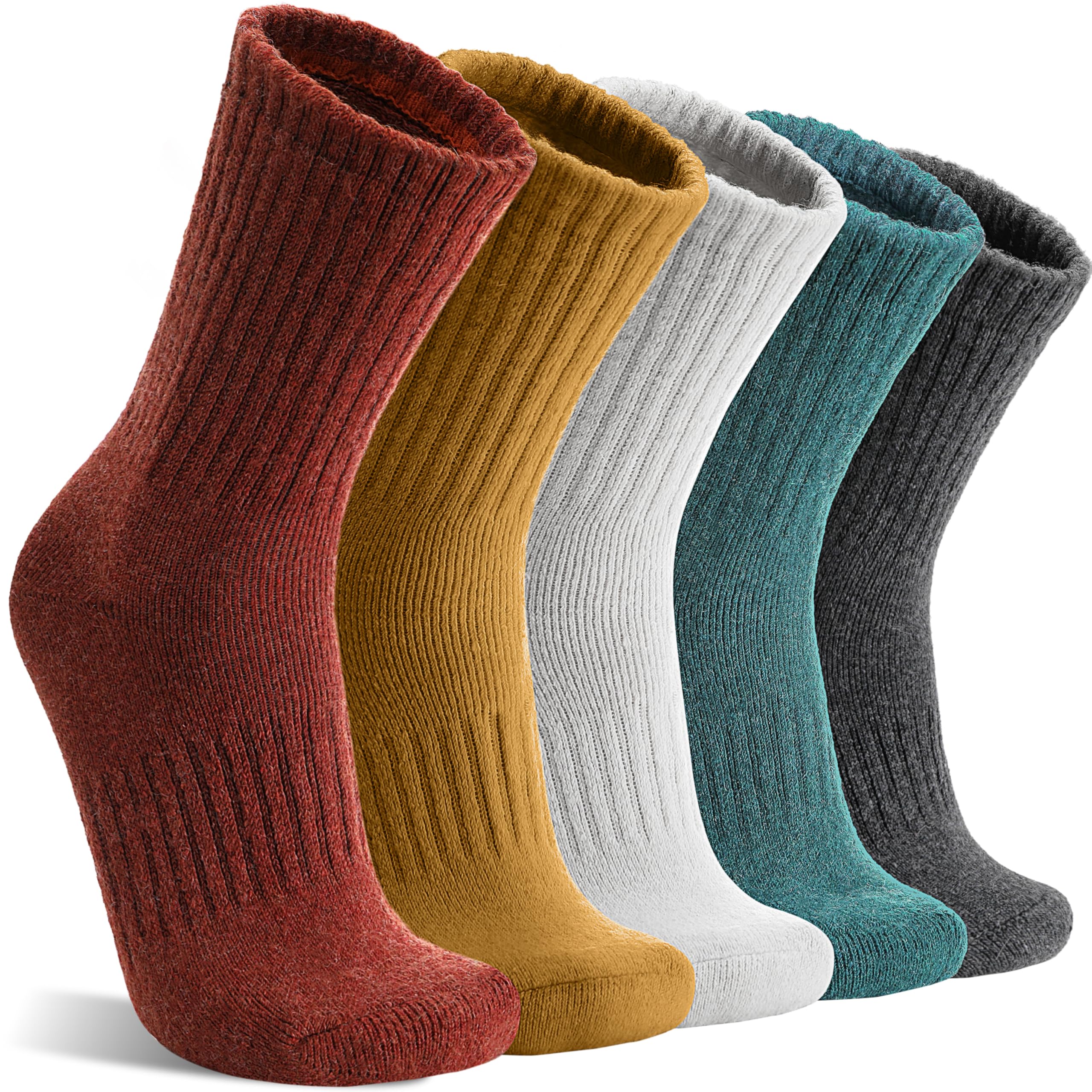 MOGGEI front packaging showing five-color sock set and value