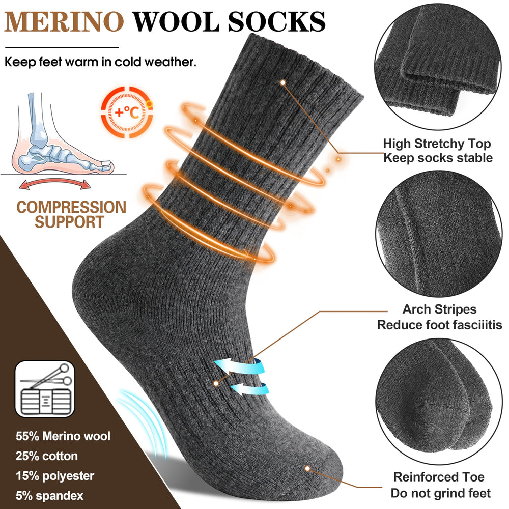 MOGGEI crew socks on model showing fit and mid-calf coverage