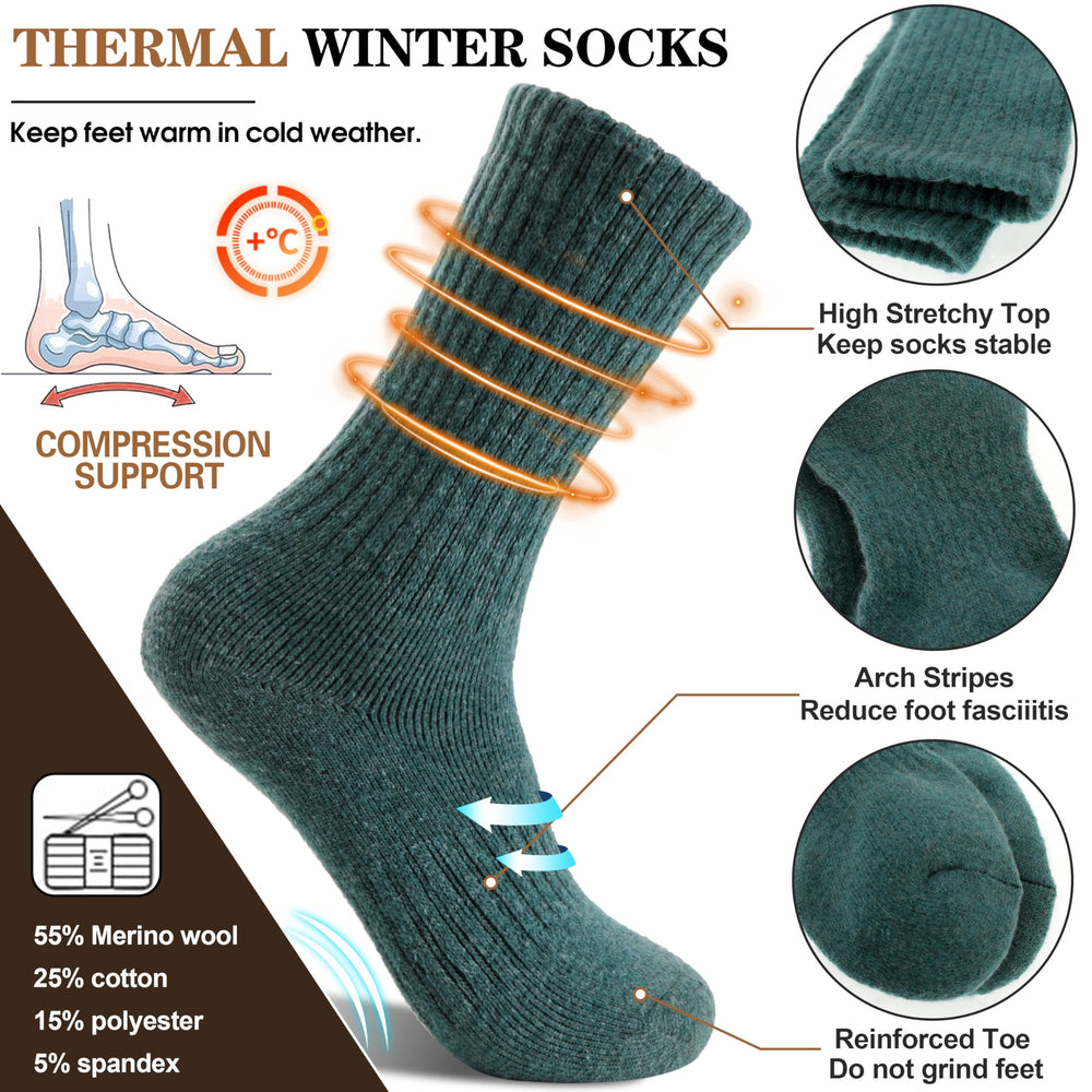 MOGGEI sock worn in hiking boot demonstrating fit and protection