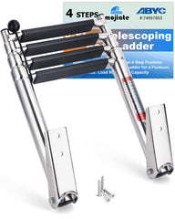 Mojiate front view ladder showing sturdy build and easy boarding benefit