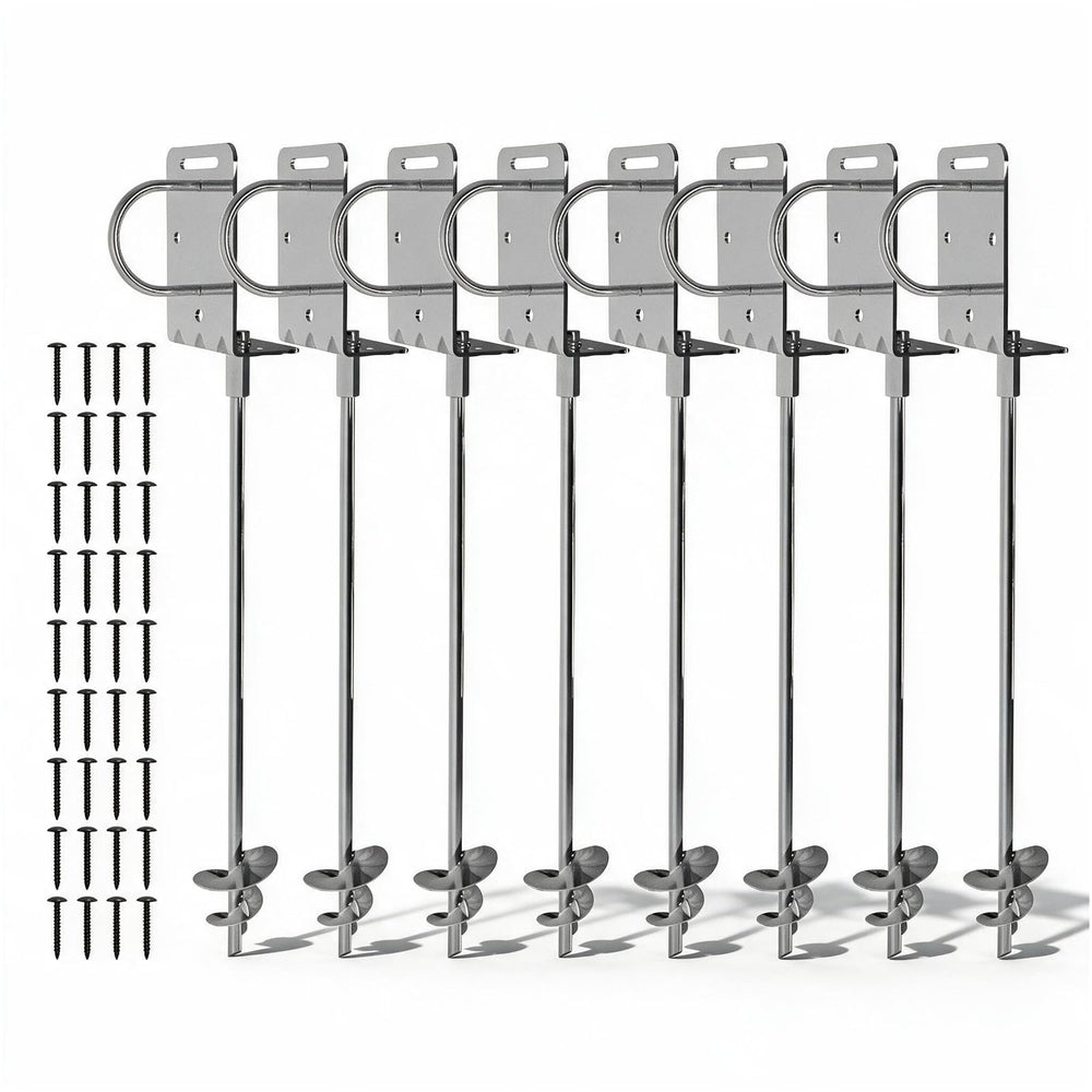 MOLANZ front view of 8-pack anchors showing packaging and capacity, assures readiness