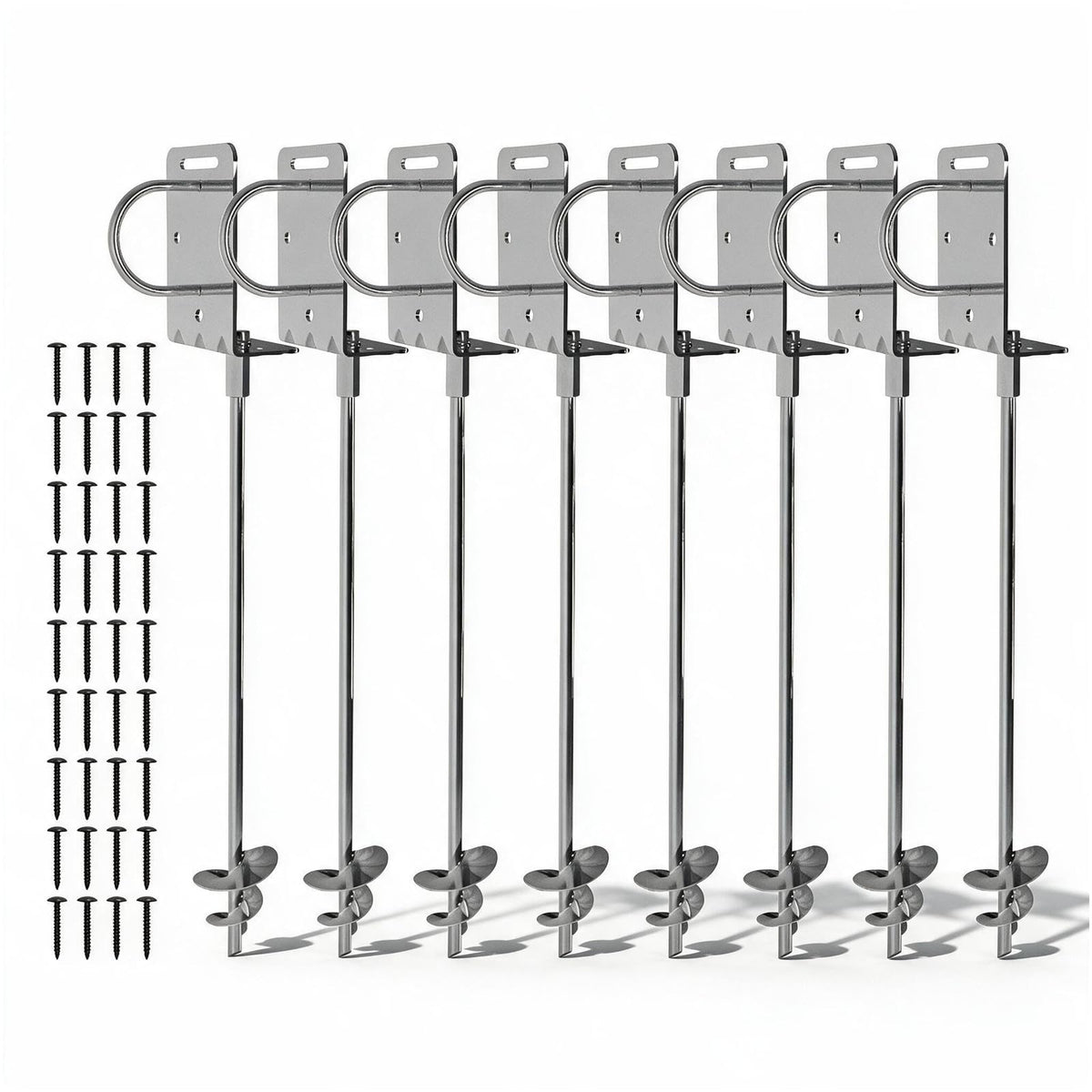 MOLANZ front view of 8-pack anchors showing packaging and capacity, assures readiness