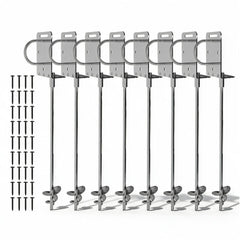 MOLANZ front view of 8-pack anchors showing packaging and capacity, assures readiness