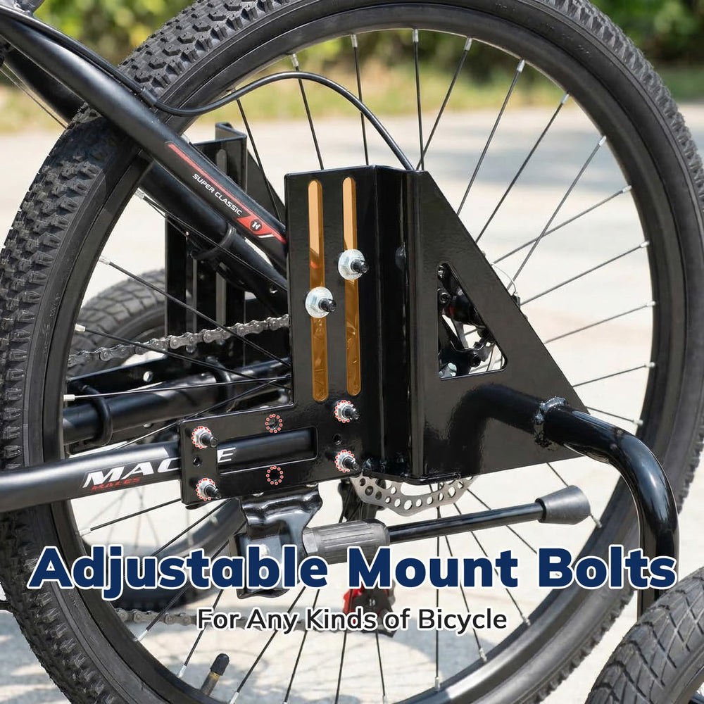 MOLI DEE weight capacity label showing support up to 150kg for heavier riders