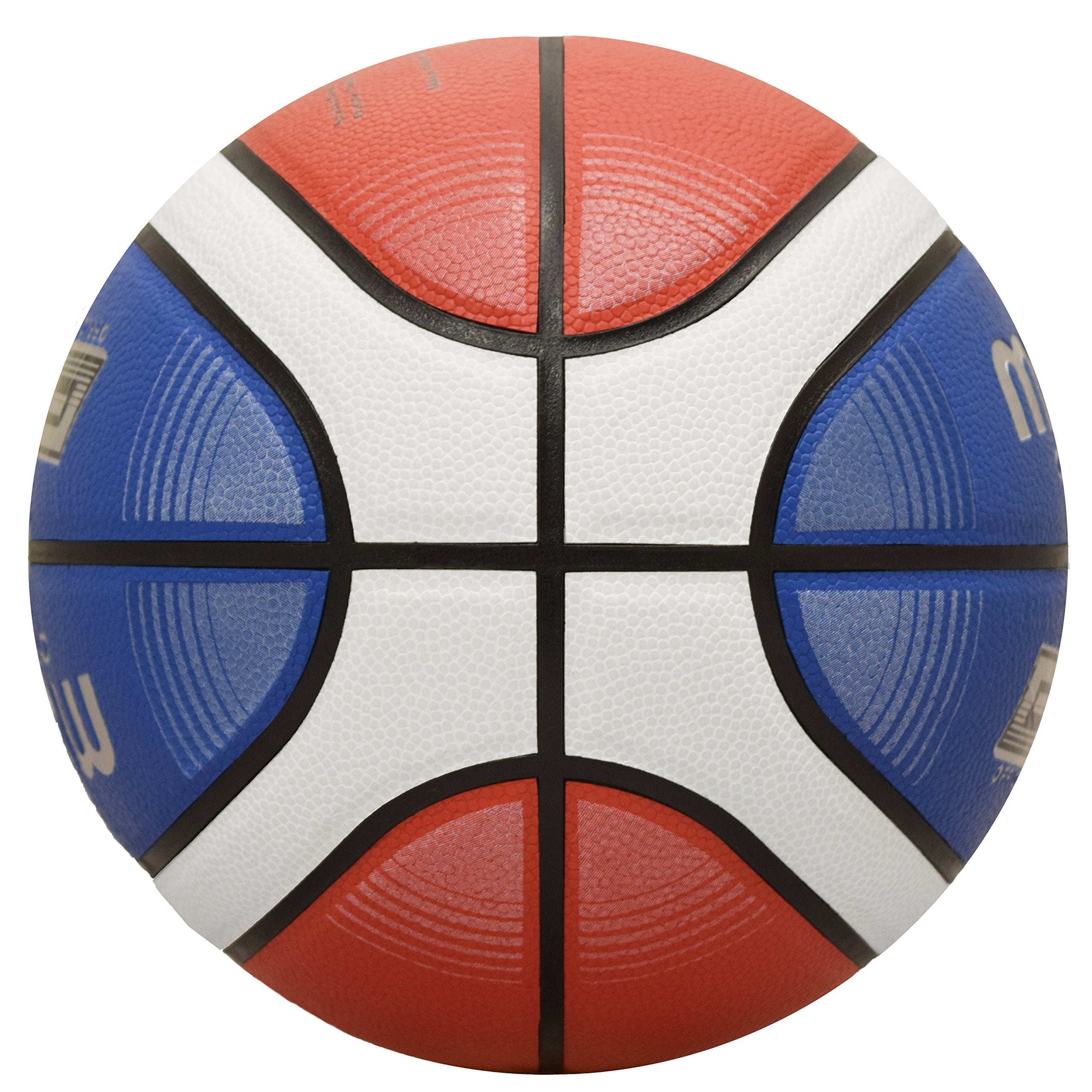 Molten BGMX6-C in-play on outdoor court with player dribbling demonstrating durable performance