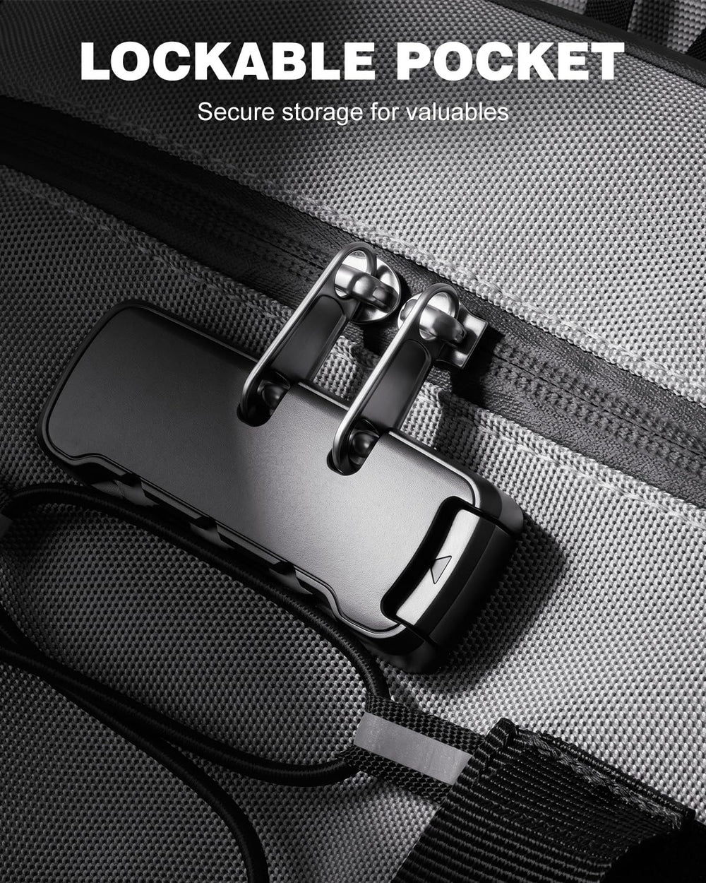 MONAHITO exterior 900D nylon texture showing waterproof and tear-resistant durability