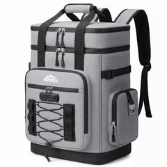 MONAHITO front view showing cooler backpack and organized pockets, secure storage benefit