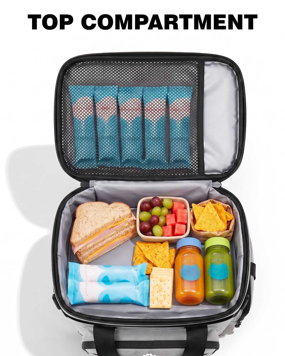 MONAHITO cooler backpack worn at beach demonstrating hands-free convenience and cold storage