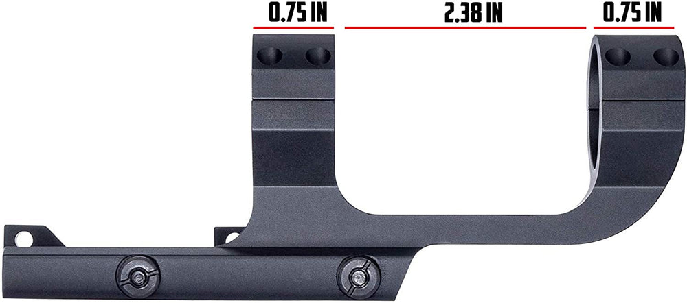Monstrum close-up of quick-release lever showing clamp mechanism, enables tool-free removal