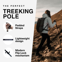 Montem poles collapsed and packed compactly for travel benefit easy luggage storage