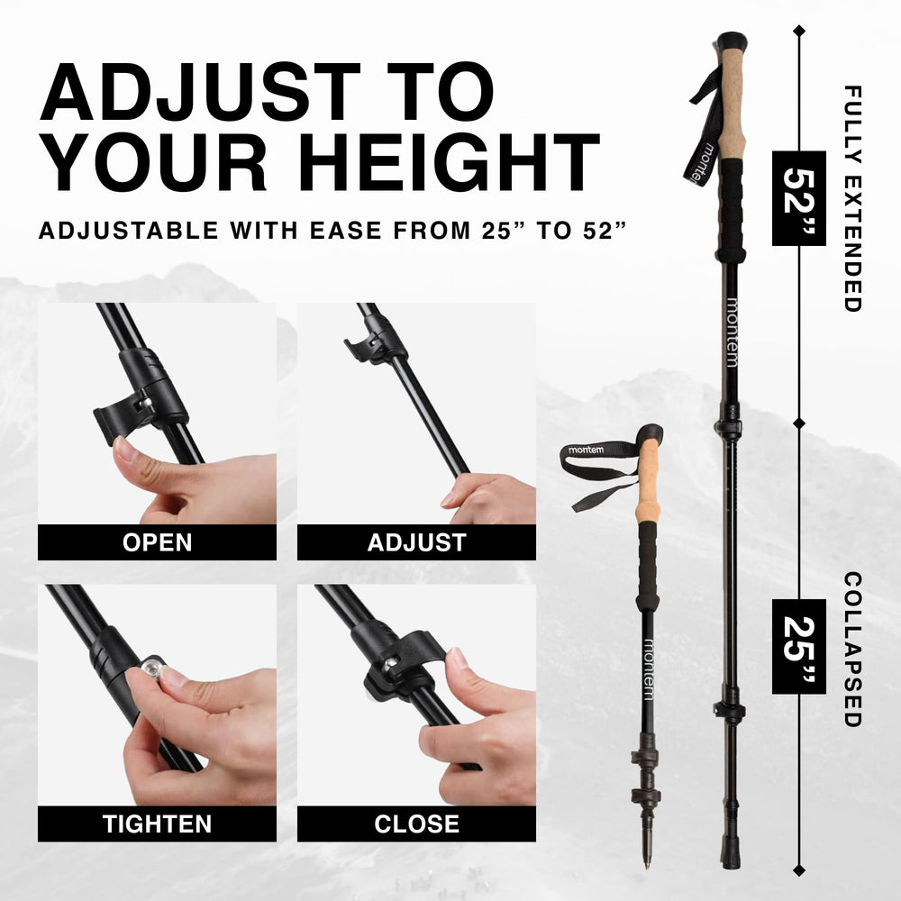 Montem quick lock detail displaying clamp mechanism benefit fast secure height adjustment