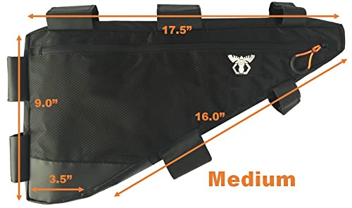 Moosetreks mounted on a mountain bike frame for improved handling benefit