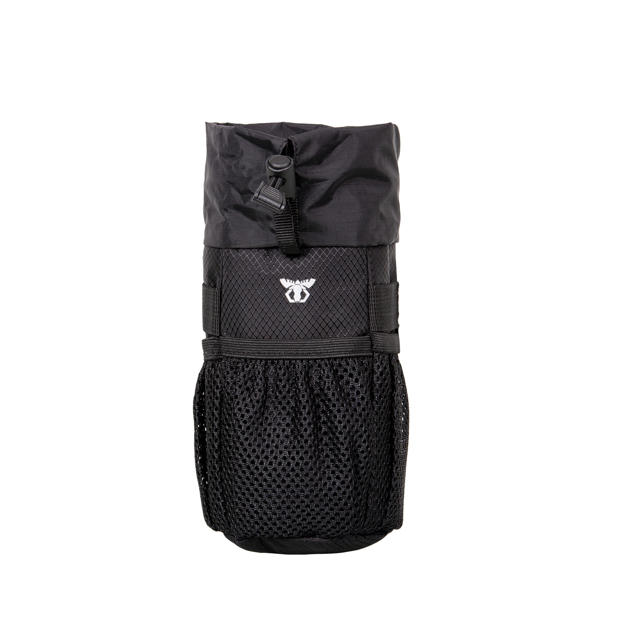 Moosetreks stem bag front view showing compact storage and quick access