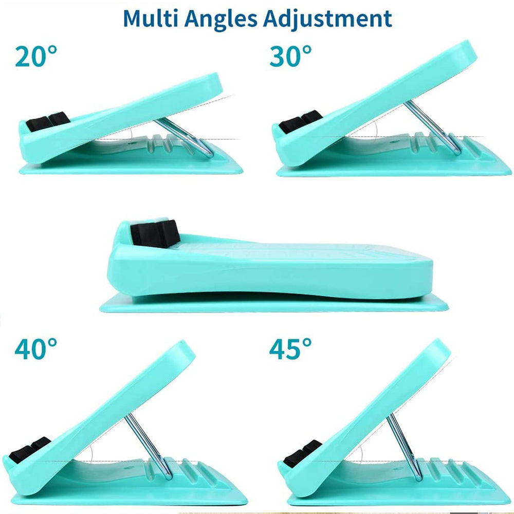 MORDEN MS used as desk footrest relieving tight calves during long sitting
