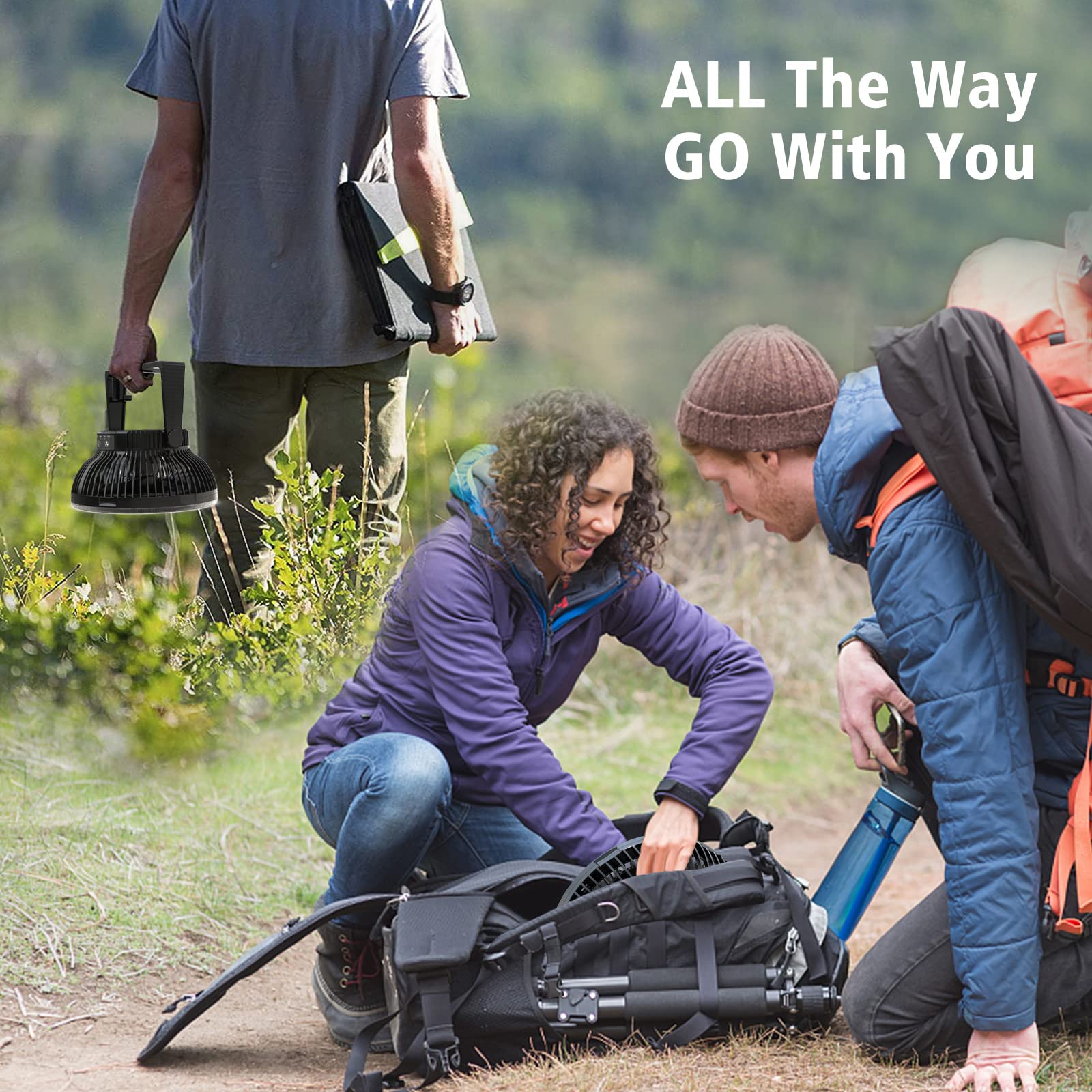 MORECORE packed with camping gear showing space-saving kit convenience