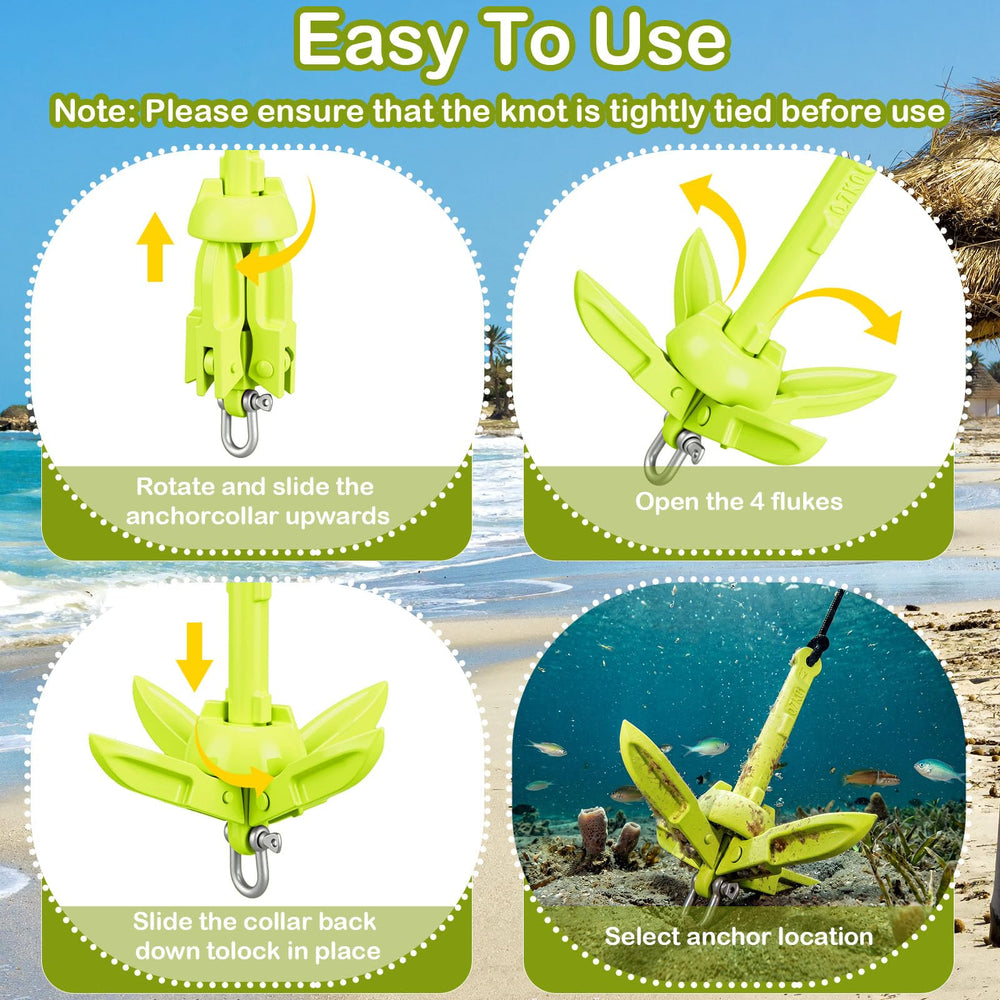 MorningRo 40ft marine rope with stainless snap hook for secure connections