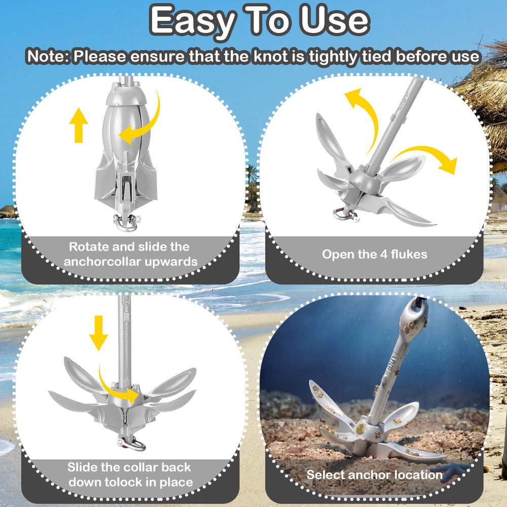 MorningRo bright buoy floating above anchor for easy locate and retrieval