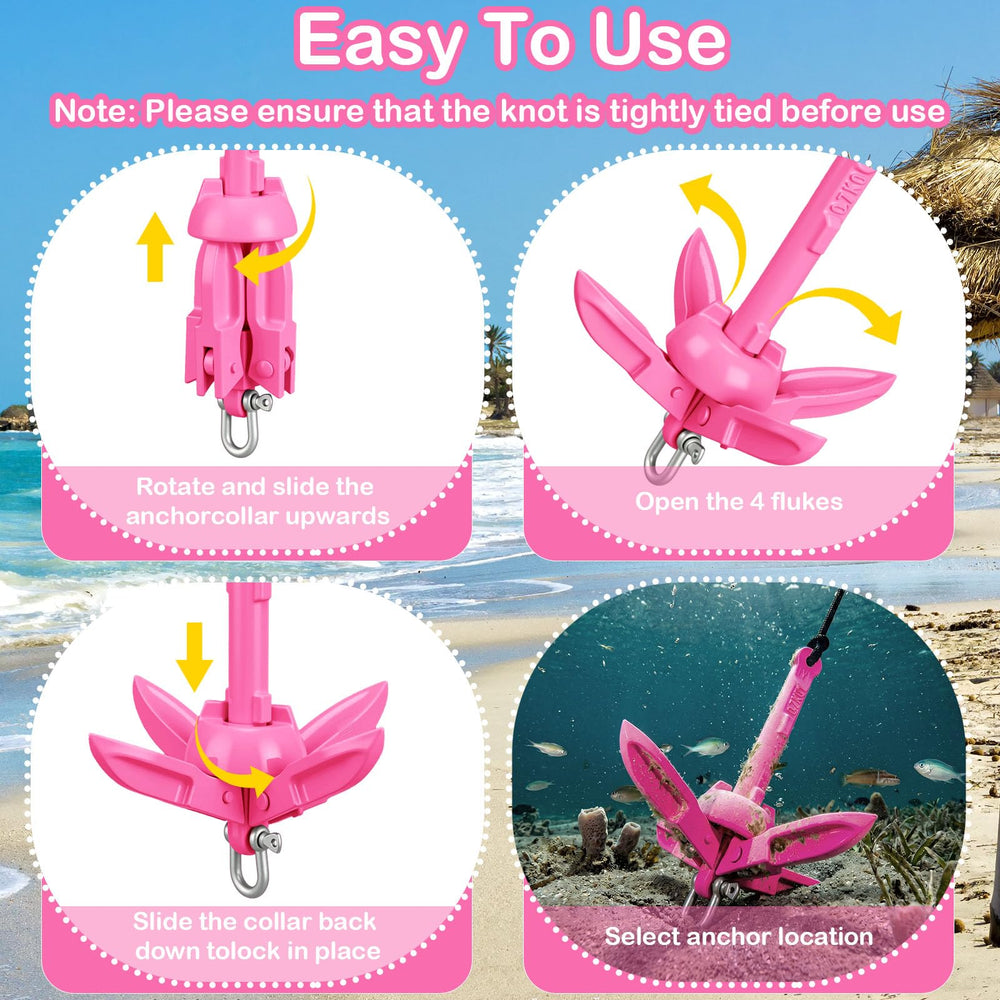 MorningRo anchor deployed from a kayak showing secure hold and stable positioning
