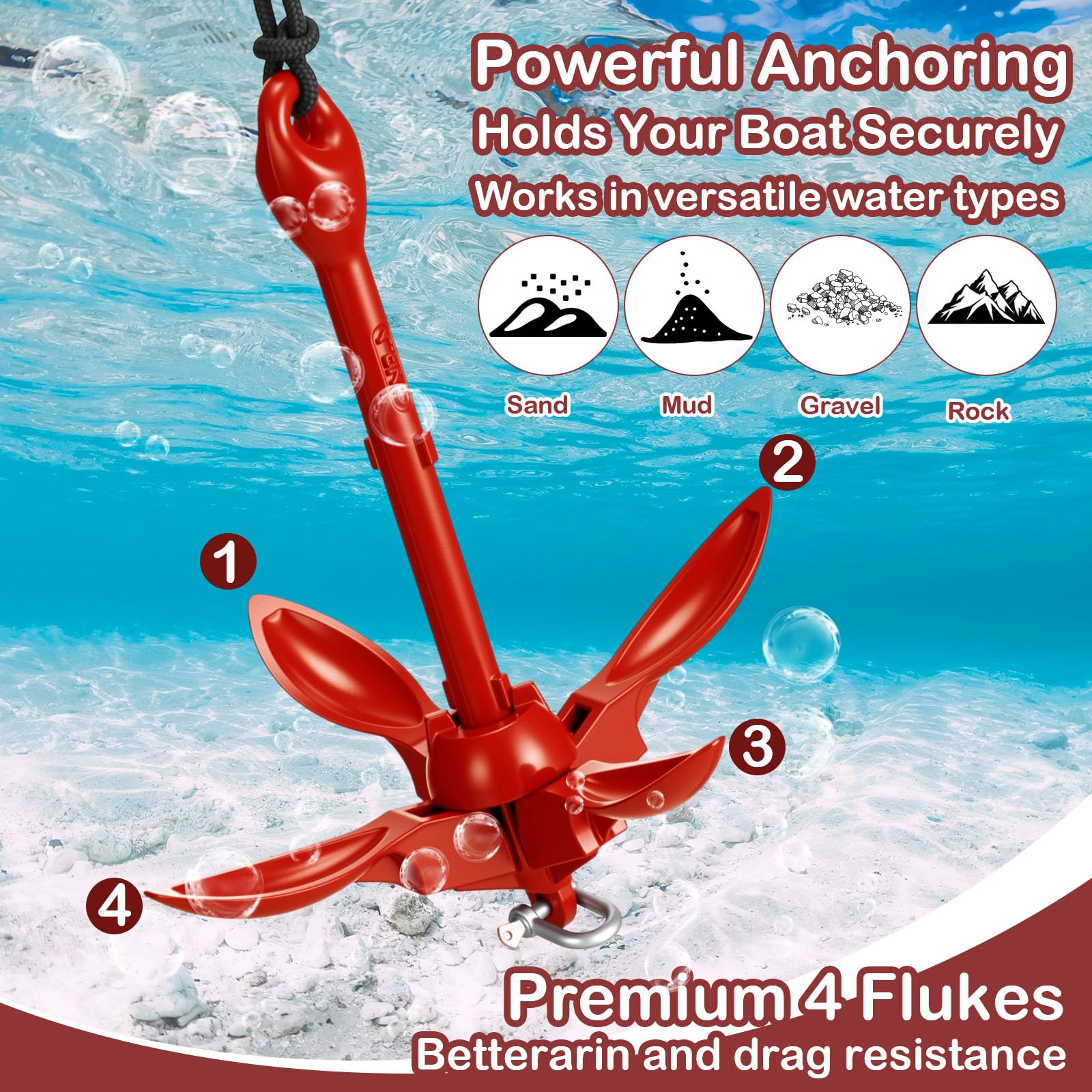 MorningRo buoy and stainless snap hook detail for visible retrieval