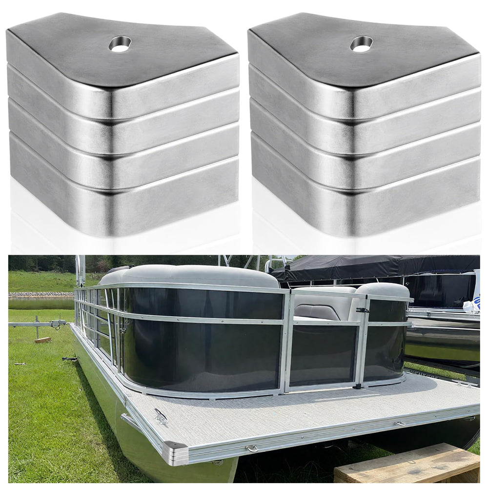 MorningRo front view of silver corner cap shows neat finished appearance and durability