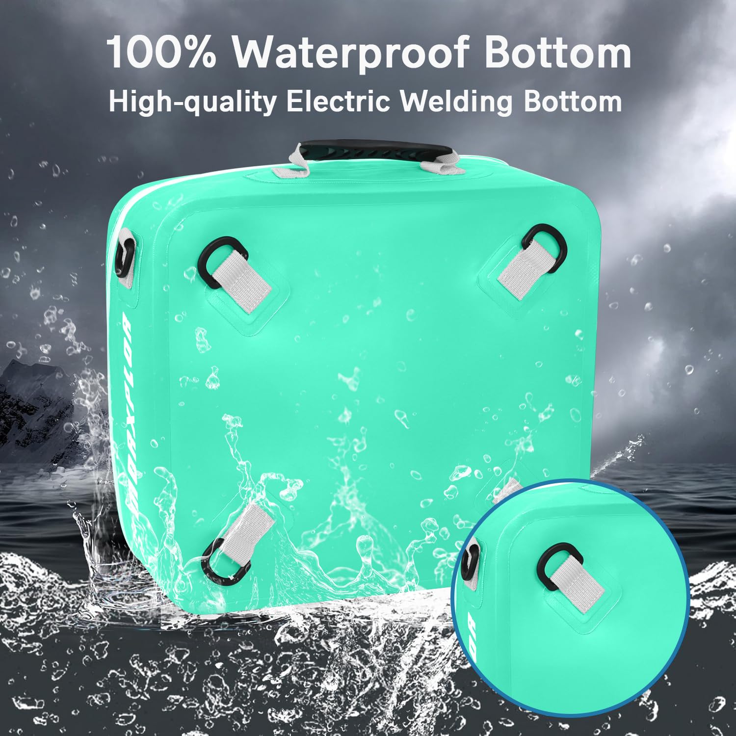 MORXPLOR electrowelded seam close-up demonstrating reinforced durability