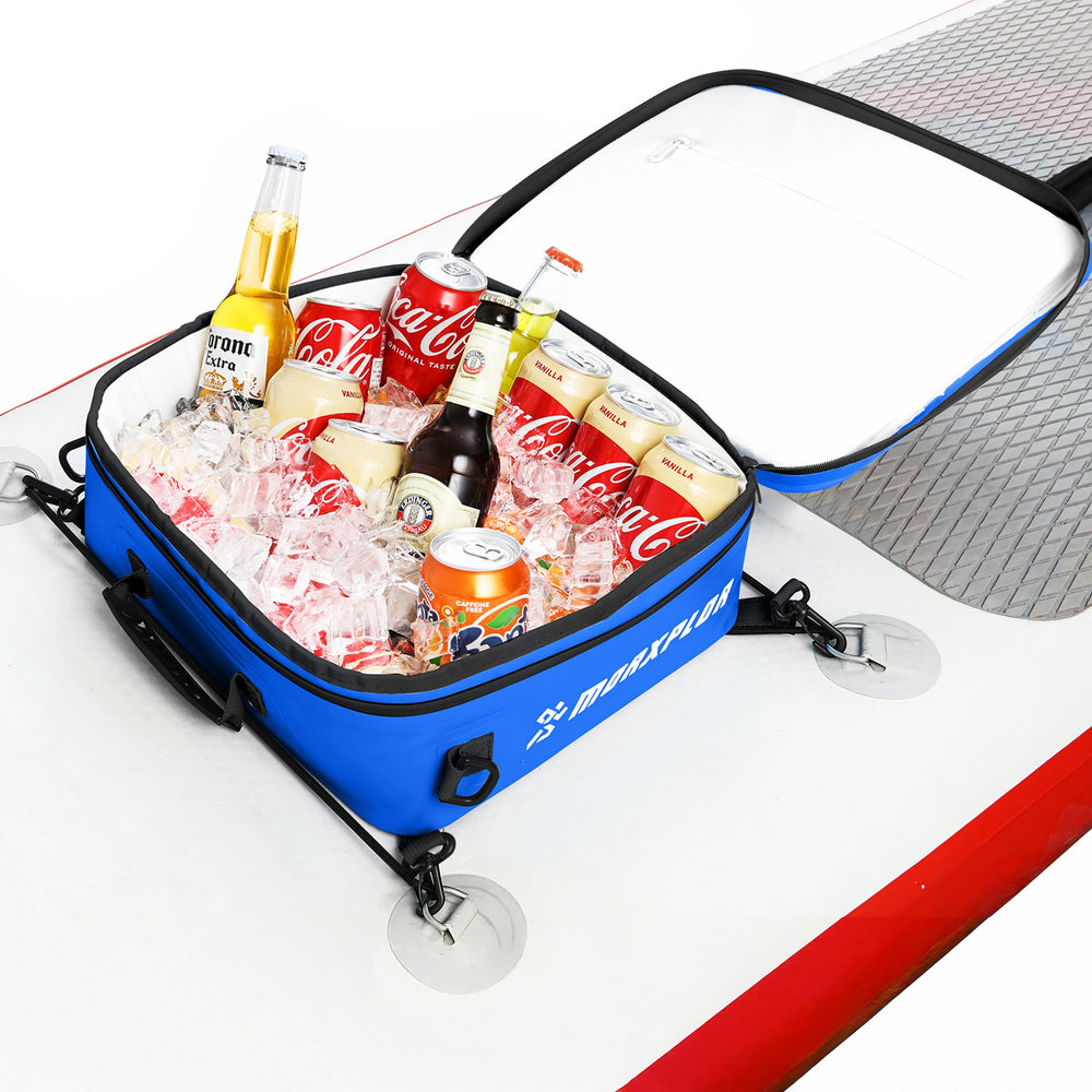 MORXPLOR front view deck cooler showing low-profile mount and capacity benefit
