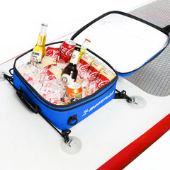 MORXPLOR front view deck cooler showing low-profile mount and capacity benefit