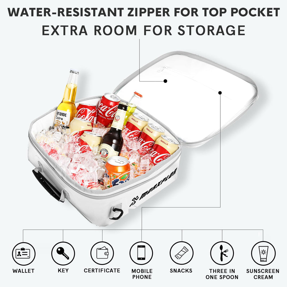 MORXPLOR mesh top pocket detail storing small items for quick access
