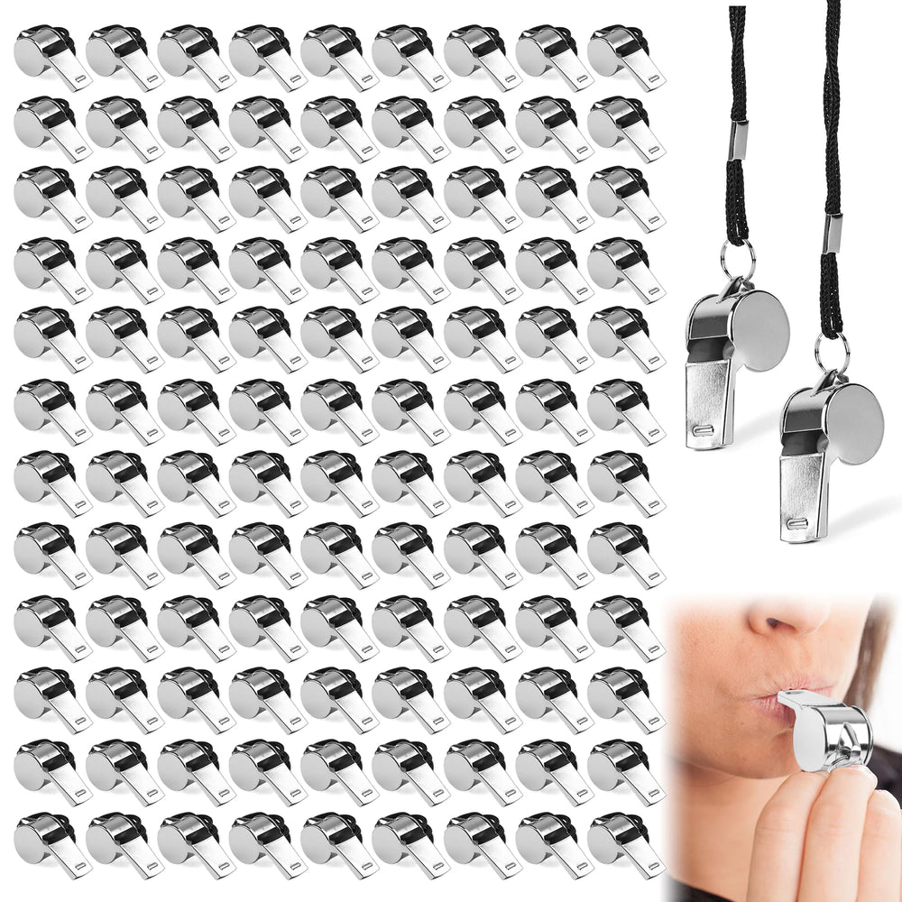 MOSIOBERDAVIAN front view whistle highlighting durable stainless-steel construction and clear tone