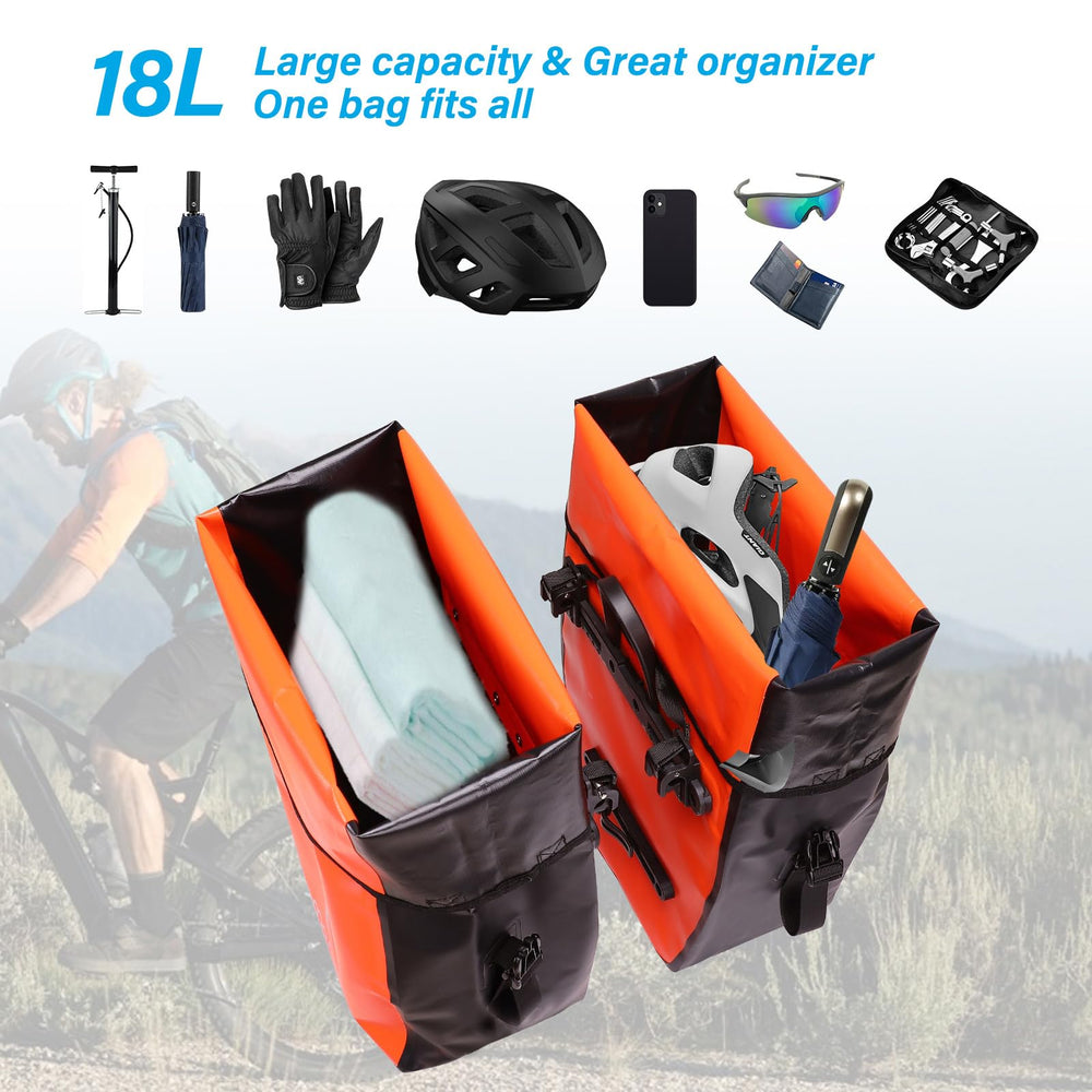 MOSISO shoulder strap and top handle showing carry versatility off the bike