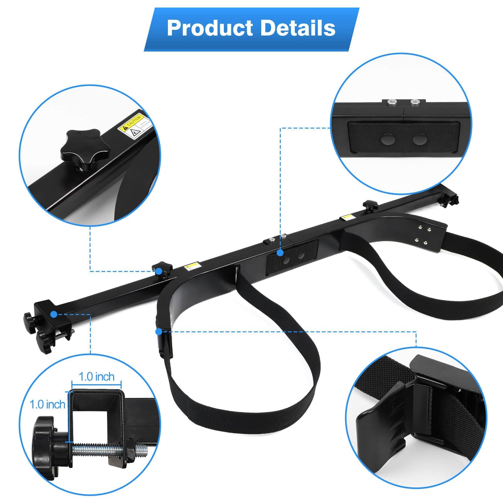MOSNAI adjustable pole extended to show length range and custom fit advantage