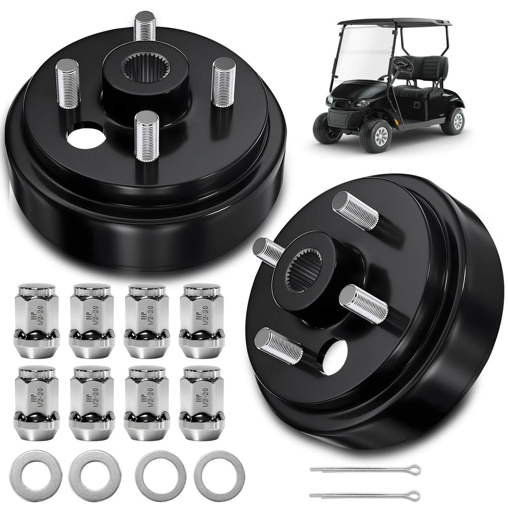 MOSNAI front view of brake drum hub kit showing complete replacement set and fitment benefits
