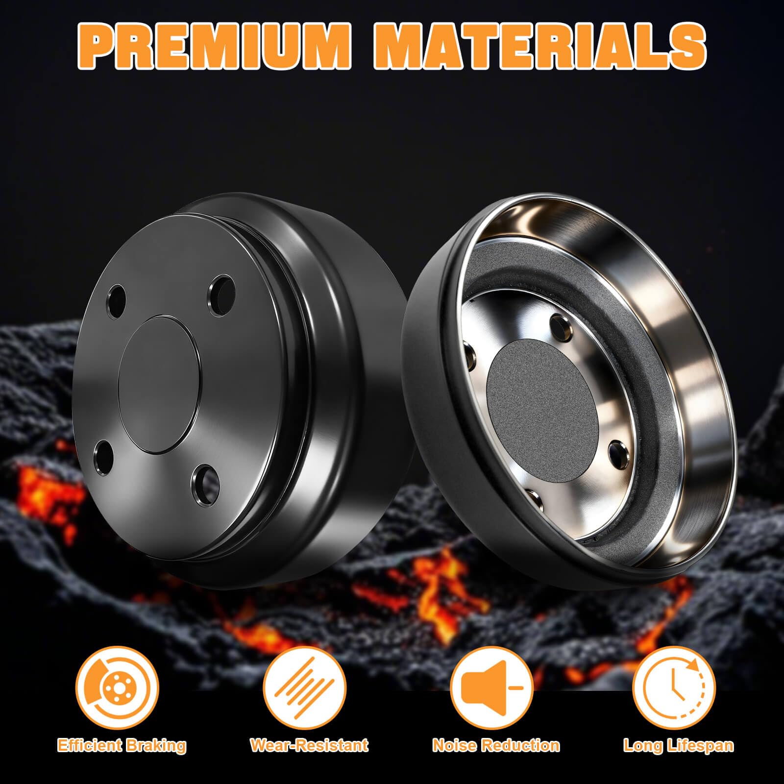 MOSNAI installed on Club Car rear hub demonstrating direct-fit replacement for restoration