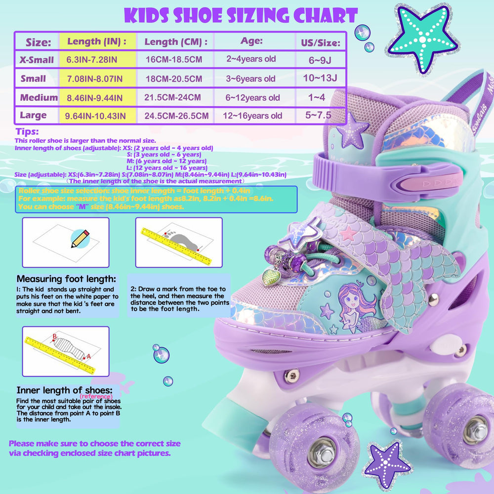 Child wearing MoSoulais mermaid skates in use demonstrating smooth rolling and fun
