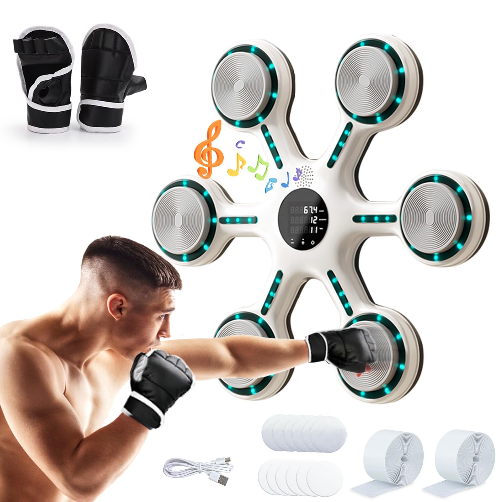 Mostop front view wall mounted trainer showing compact design and easy access