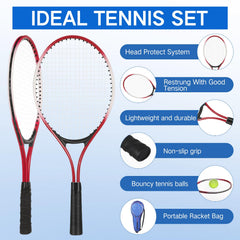 Motionchic rackets next to carry bag to show compact storage and transport convenience