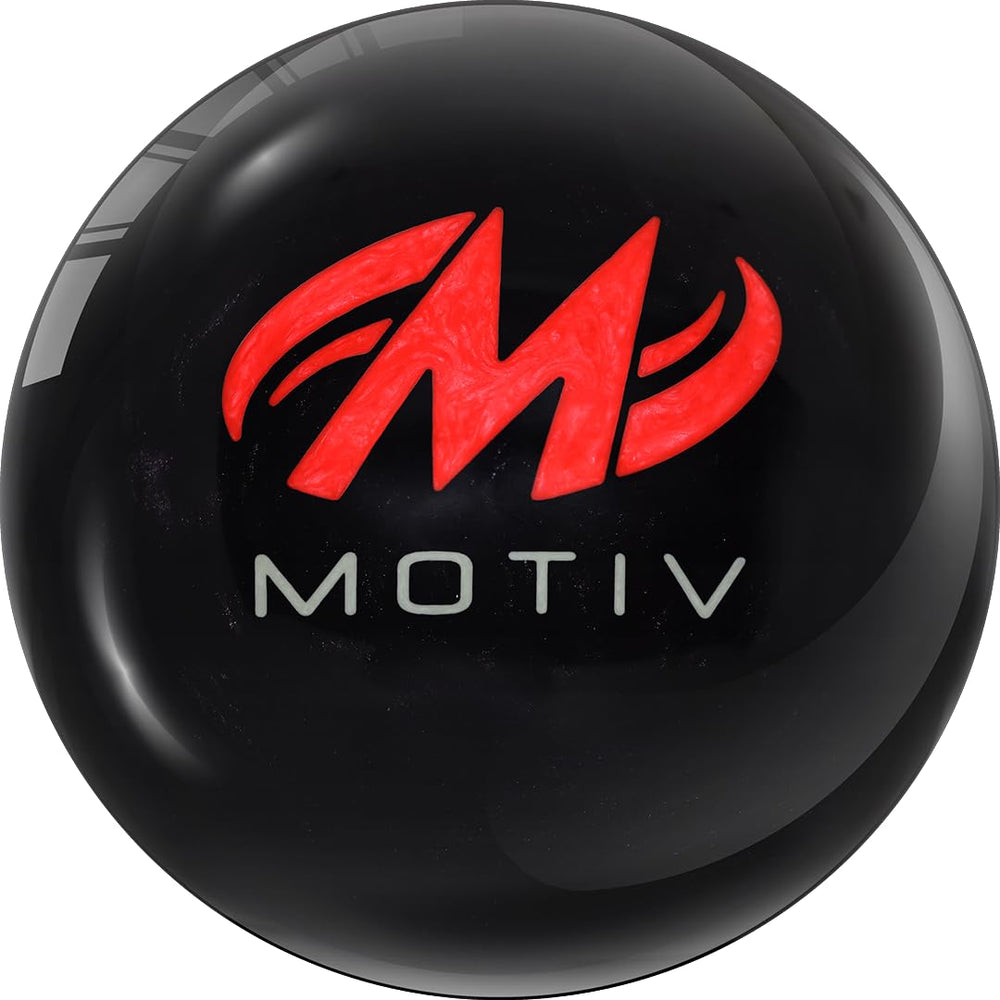 MOTIV Nebula in-use lifestyle shot of bowler releasing ball showing explosive continuation