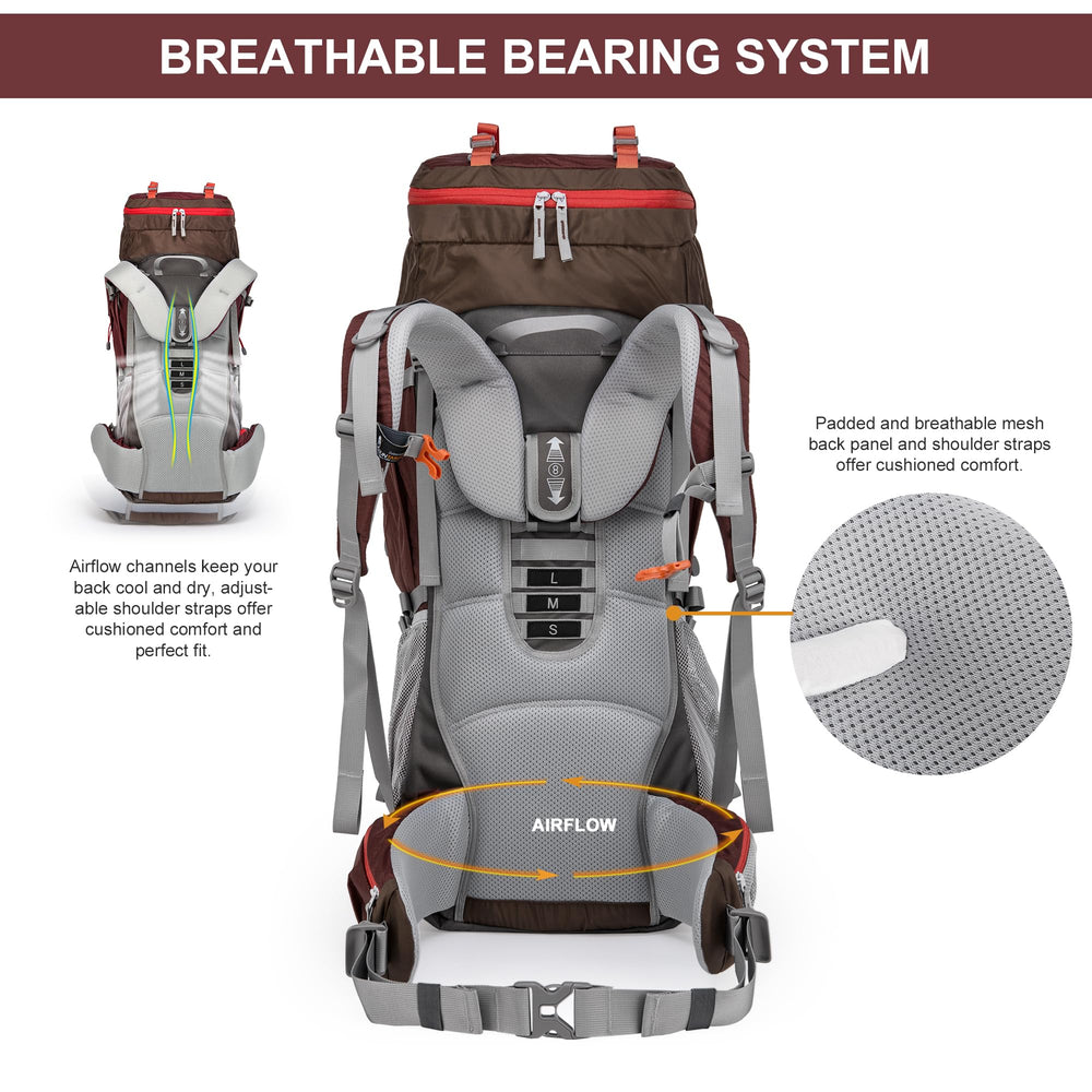 MOUNTAINTOP hydration sleeve detail ready to hold water bladder for hands-free drinking