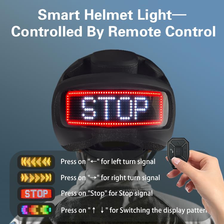 MOYACA helmet wireless remote mounted on handlebar for easy signaling