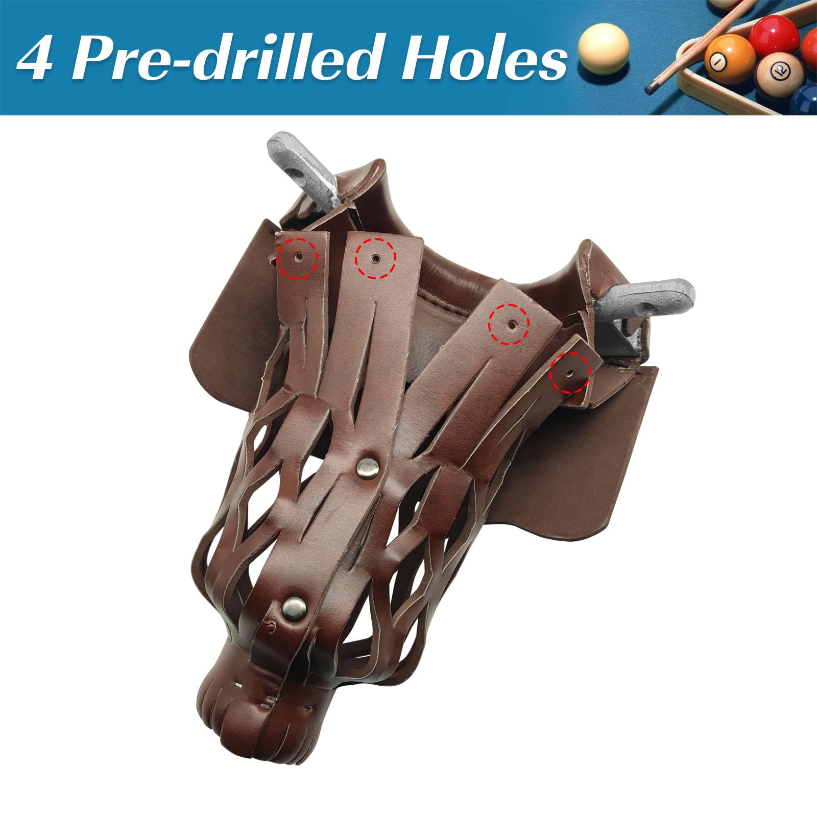 MoyanSuper pocket installed on pool table showing secure fit and improved playability