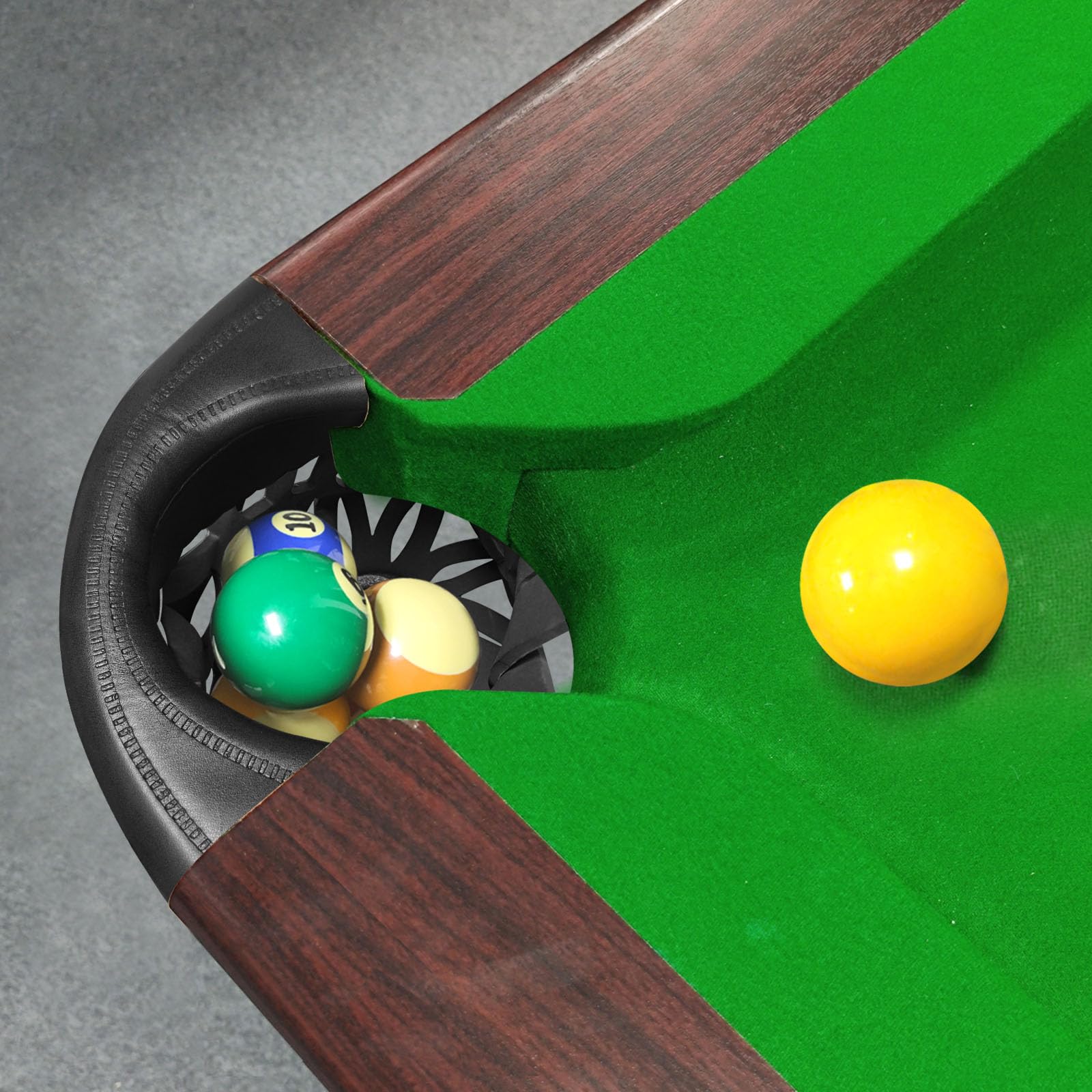 MoyanSuper pocket on a styled game room table improving overall room decor