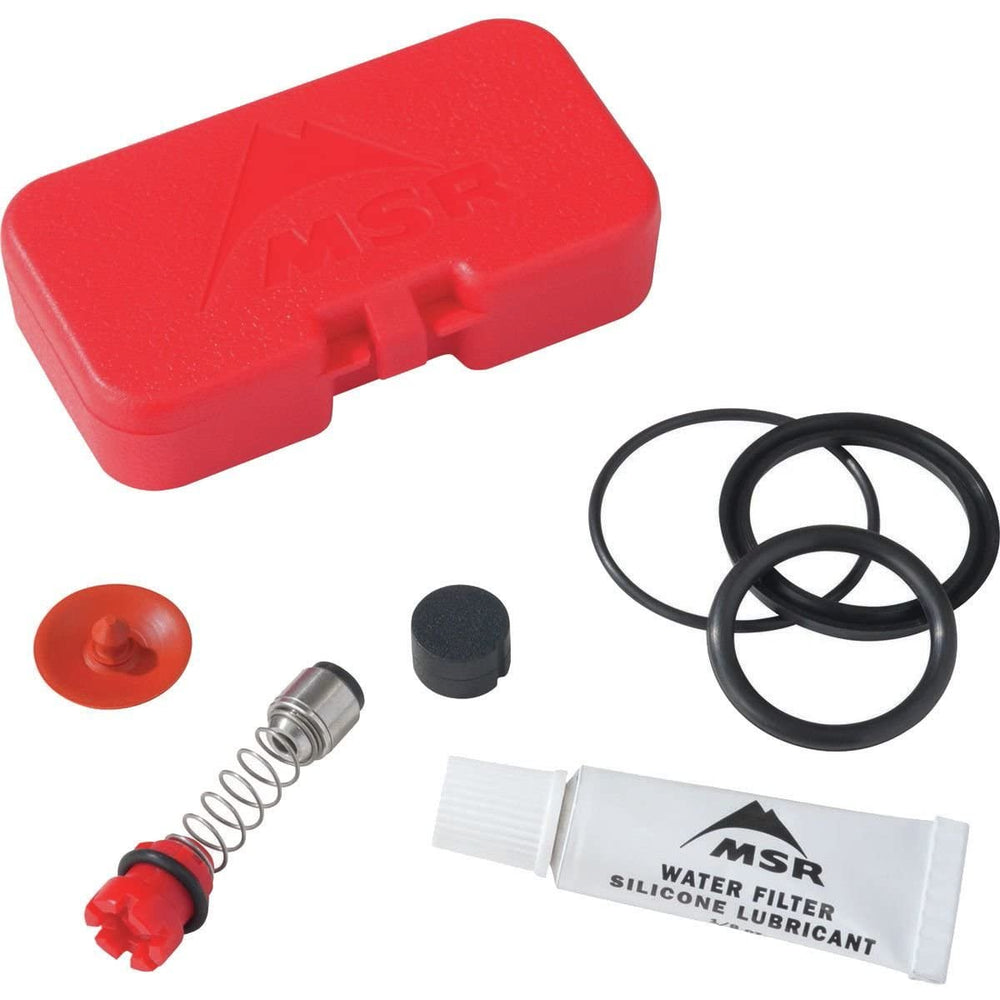 MSR Guardian kit in field with user repairing purifier, enabling prompt on-site maintenance