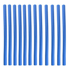 MSSVIGING front view of twelve blue foam sleeves showing complete set and benefit of full coverage