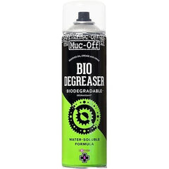Muc-Off Bike Protect can in hand creating a water-repellent finish